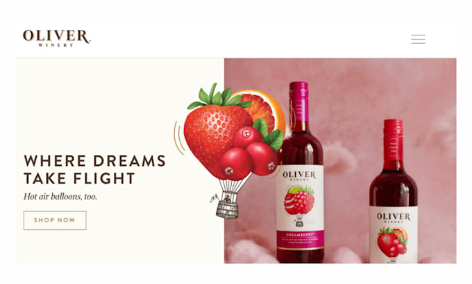 design profitable wine shopify store brewery store liquor store wine website