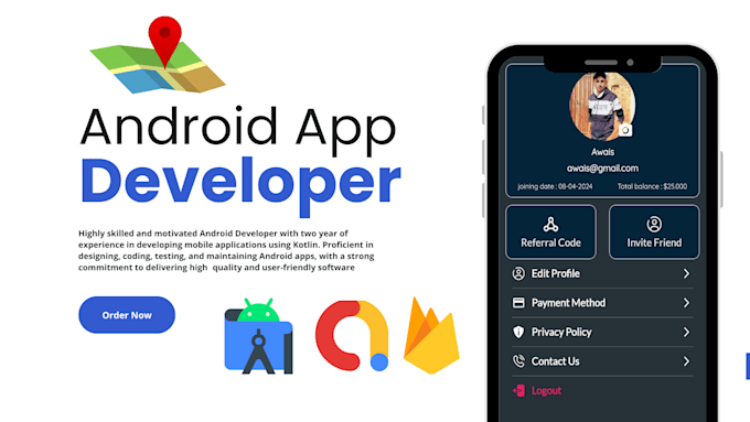 create a fully functional android app for your business