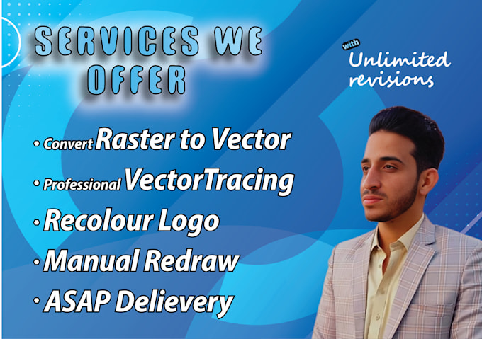 professionally vectorize, trace your images and logo