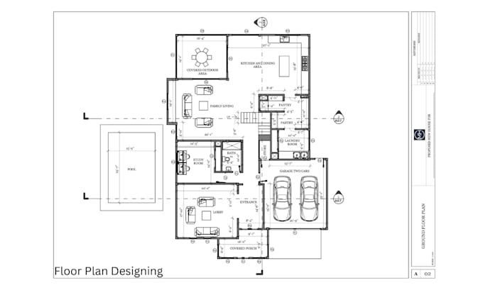 Design and draft architectural blueprint plans by Mhansakac | Fiverr
