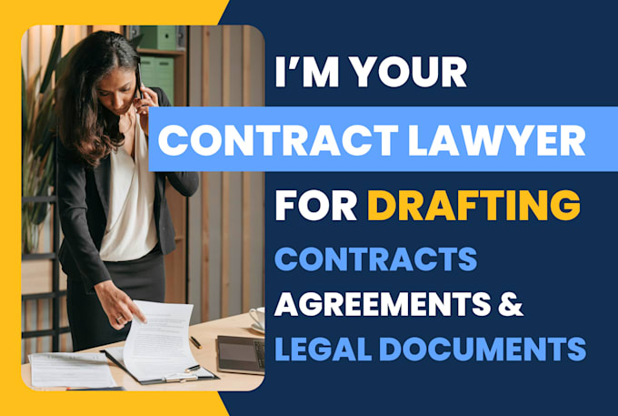 be your lawyer for agreements, contracts, legal documents, terms and conditions
