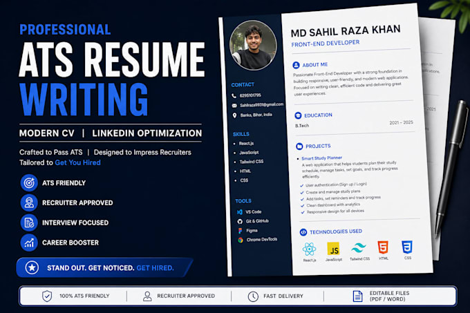 make an attractive resume and portfolio