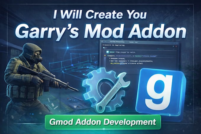 develop a custom garrys mod addon in lua