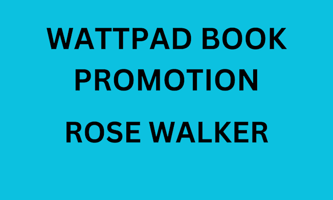 promote your wattpad book