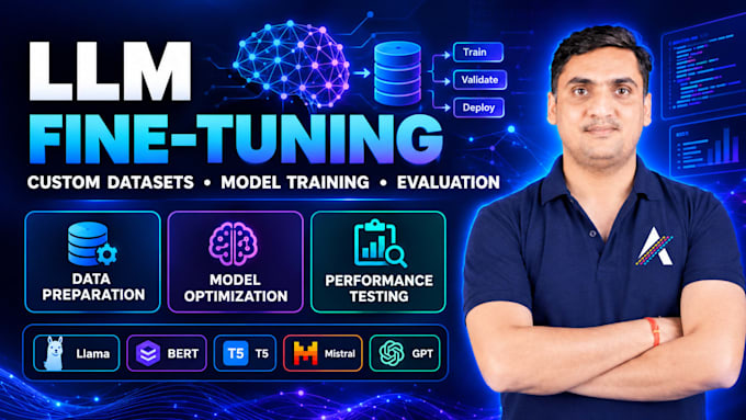 fine tune llm models with a custom dataset