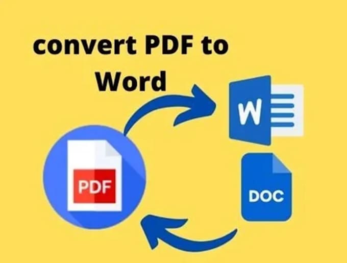 convert PDF into editable word file professionally