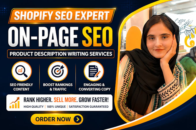 be your advance shopify seo expert and shopify descriptions writer