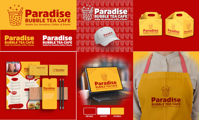 design restaurant logo, menu and full branding