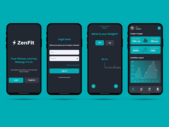 create a hybrid mobile application for you in flutter and react native