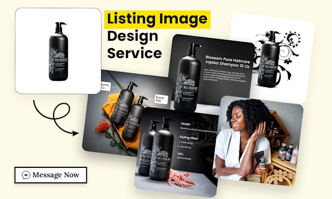 amazon product infographic design, listing design