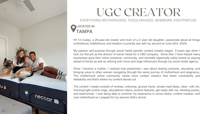 create baby newborn ugc ads for brands socials