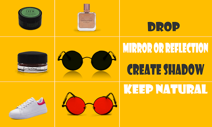 do natural,drop,reflection or mirror shadow for ecomm agency