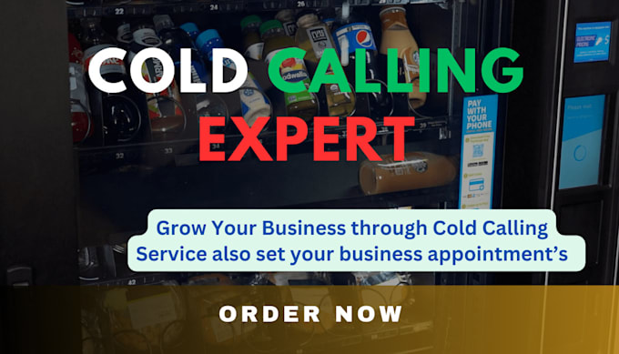 do cold calling for your vending business