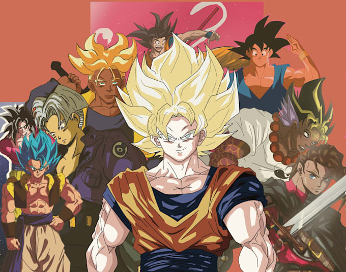 draw your dragon ball character or oc