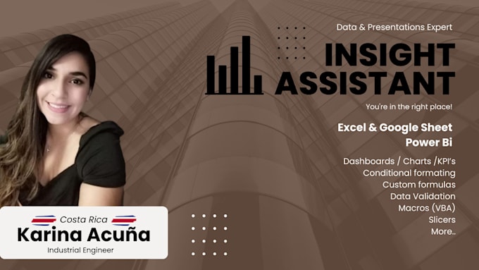 provide insightful assistance with excel, google sheets, power bi