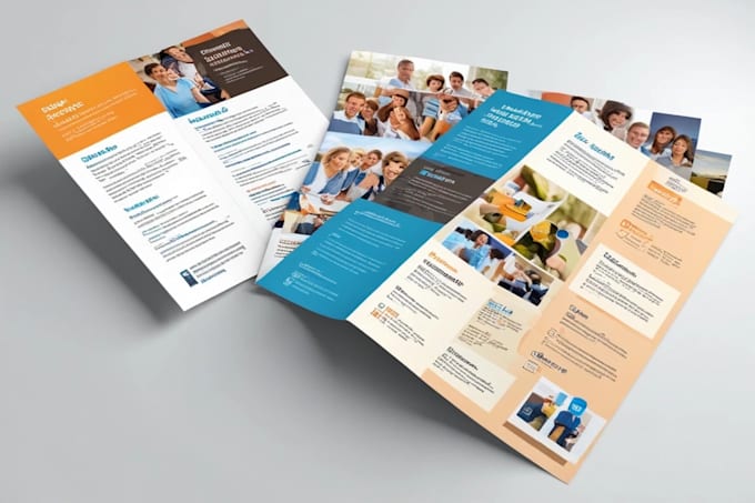design a professional business brochure, event brochure