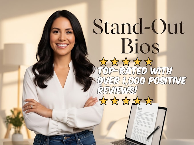 write a standout real estate or business bio that gets noticed