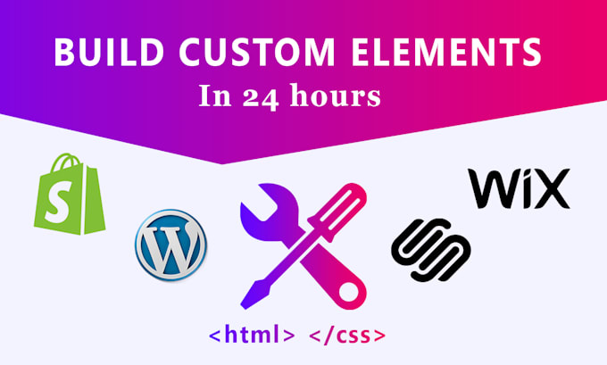 Build custom web elements for your website using html, css, and ...