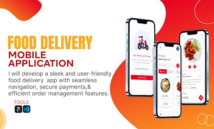 develop food delivery mobile app and website