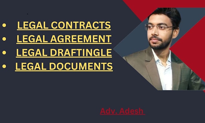 write your legal contract and agreement