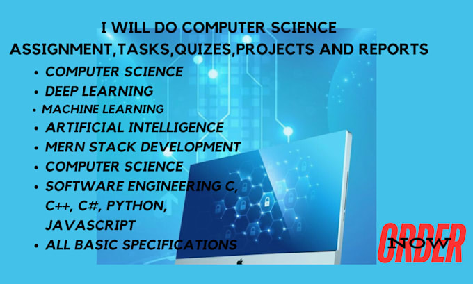 Help in computer science dissertations, assignments, research and project