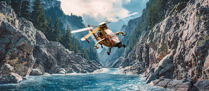 create 3d scifi, fantasy realistic environment, in unreal engine
