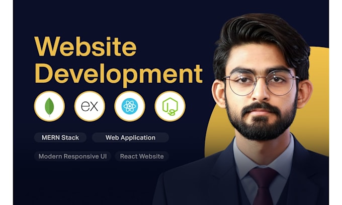 develop custom full stack web application using mern stack responsive modern UI