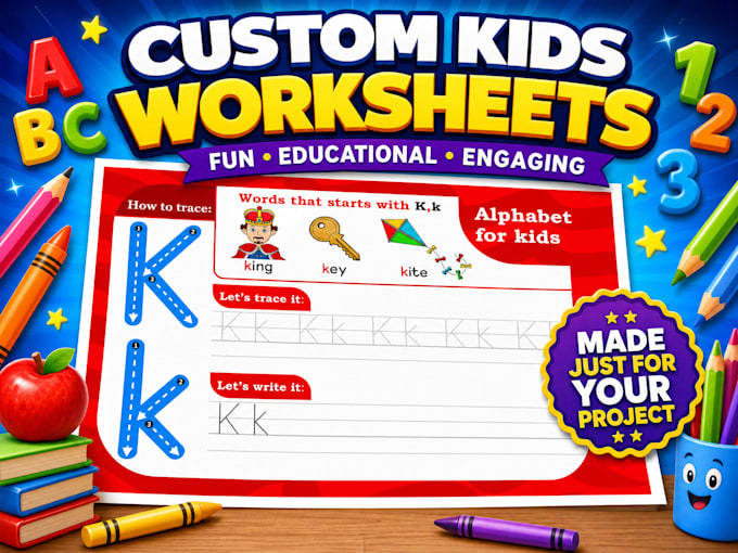 design custom coloring book pages worksheets, and covers