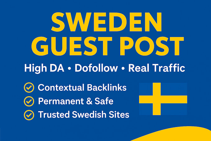 publish high da sweden guest post with dofollow sweden backlinks