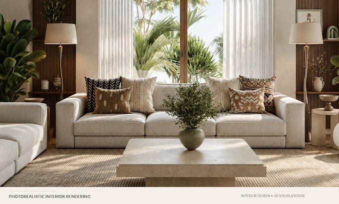 create photorealistic interior 3d renders and visualization
