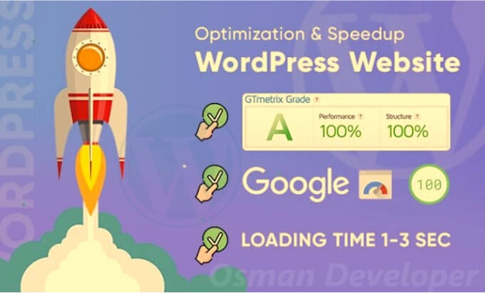 increase wordpress website speed optimization, google page speed insights