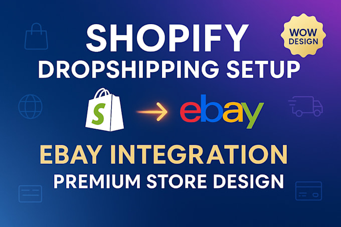 set up shopify store, dropshipping shopify store shopify to ebay integration
