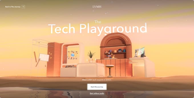 develop 3d animated web pages with threejs, r3f and react