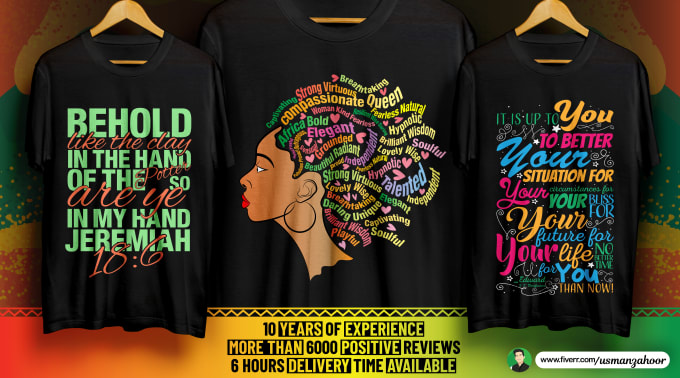 I will do an eye catching typography tshirt design