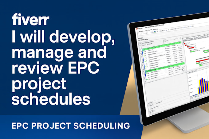 develop, manage and review epc project schedules