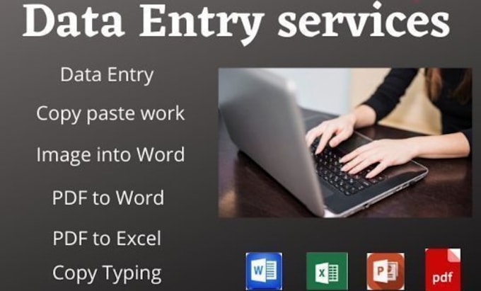 provide efficient data entry services and fast typing