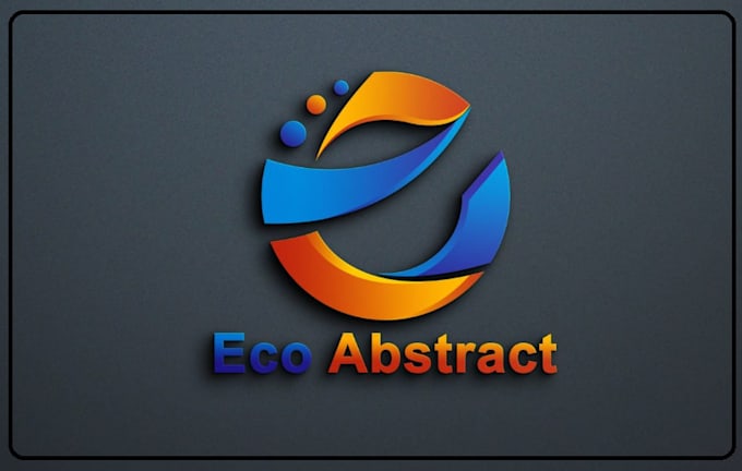 do minimalist unique colorful abstract logo design