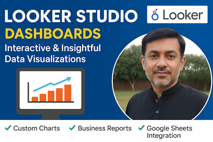 design automated looker studio KPI dashboards and professional business reports
