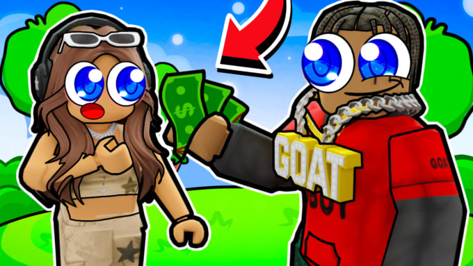 Create a cartoony roblox thumbnail by Rothumbstudios | Fiverr