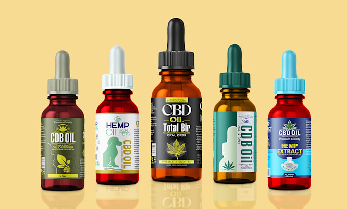 do cbd, cannabis, weed, and supplement label design