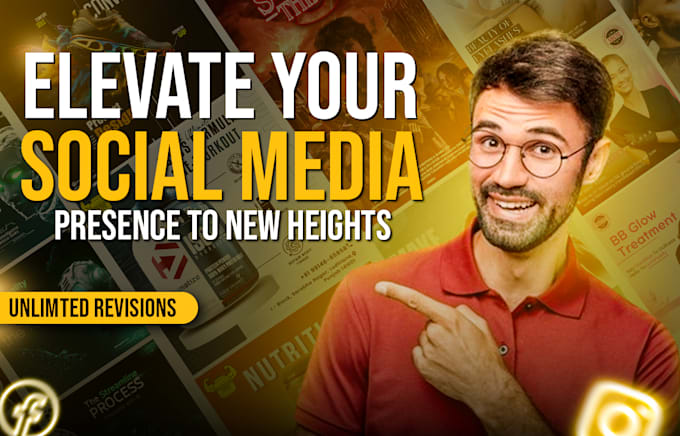 do creative social media graphics