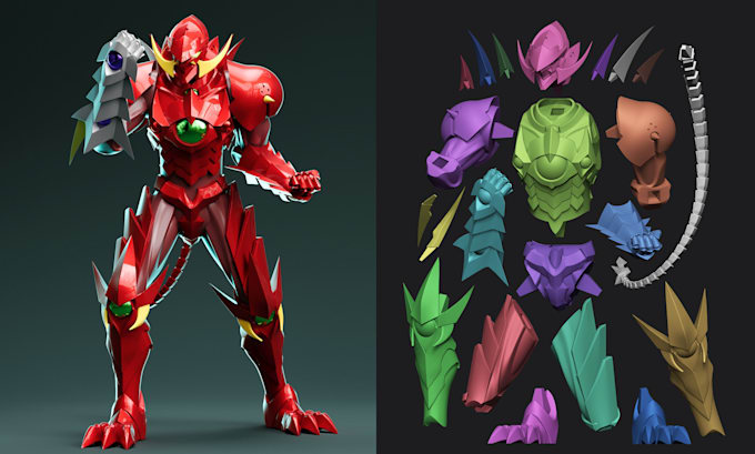 sculpt high quality character or model for 3d printing