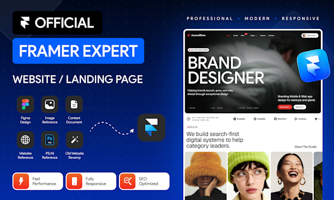 build modern framer website with animation fix framer issues