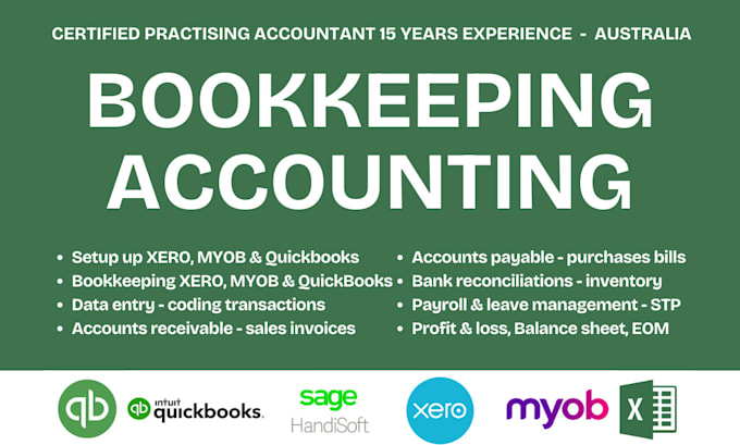 do bookkeeping and accounting on myob