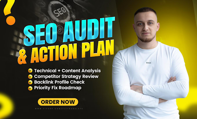 website SEO audit with actionable improvement report