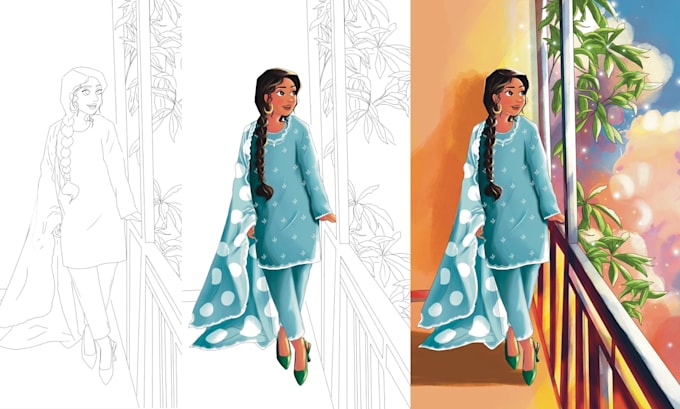 do creative illustration for your social media