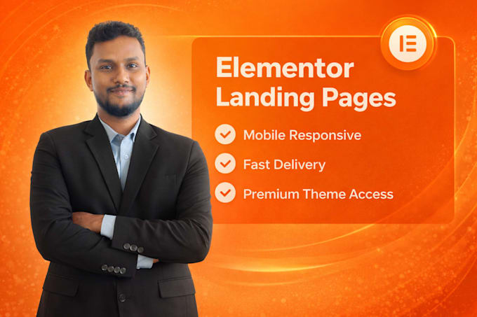 design high converting elementor landing page