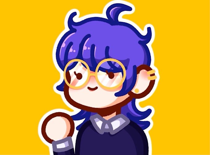draw you a cute pfp icon for social media