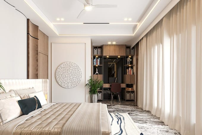 make interior model render