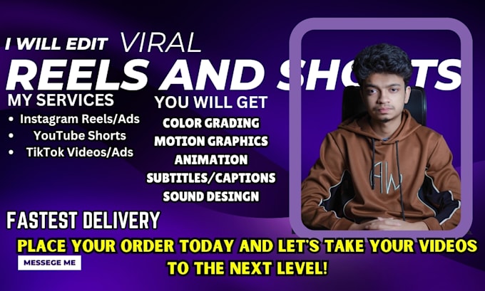 Edit your tiktok,instagram reels and youtube shorts with captions by ...